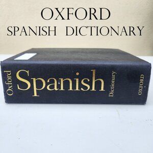 Oxford Spanish Dictionary Hardcover Book School Classroom Library Supplies Books